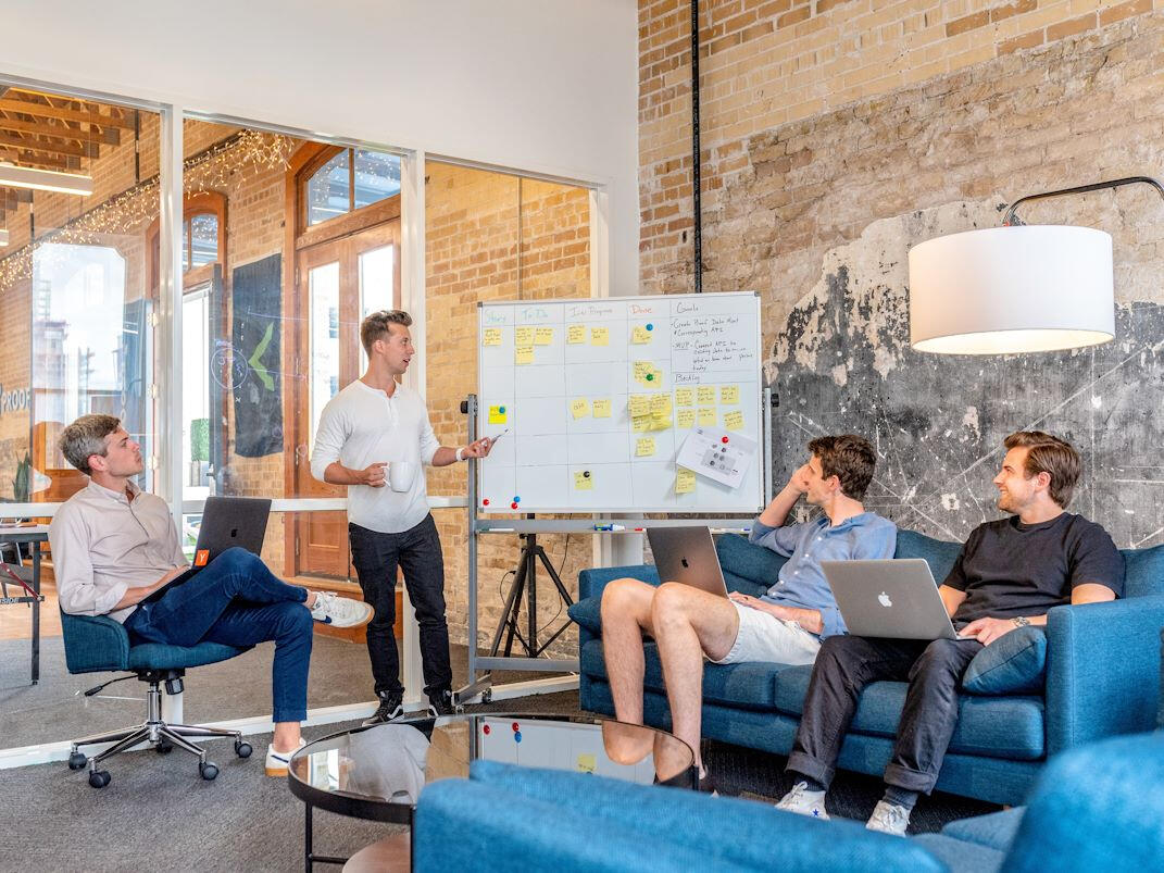 people planning a project